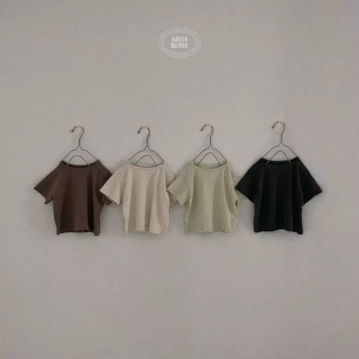 Mini Robe - Korean Baby Fashion - #smilingbaby - Bebe Nana Piping Tee - 5