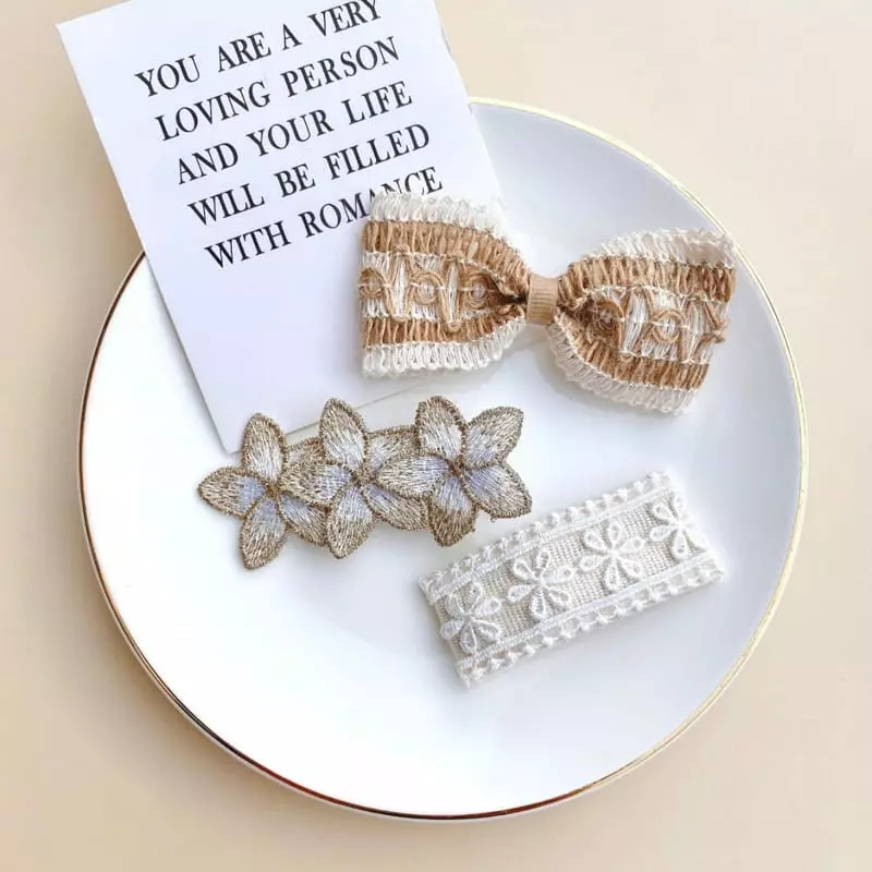 Mins - Korean Children Fashion - #discoveringself - Latan Mood Hairpin Set - 3
