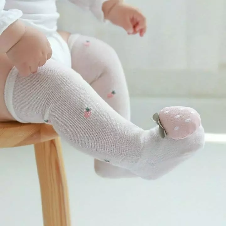 Miso - Korean Children Fashion - #Kfashion4kids - Fruit Mesh Half Tights - 2