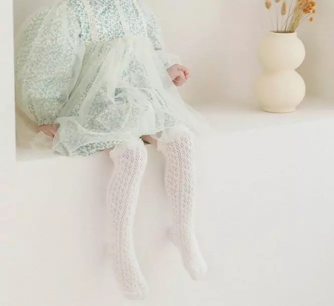 Miso - Korean Children Fashion - #designkidswear - Frill Knee Socks - 5