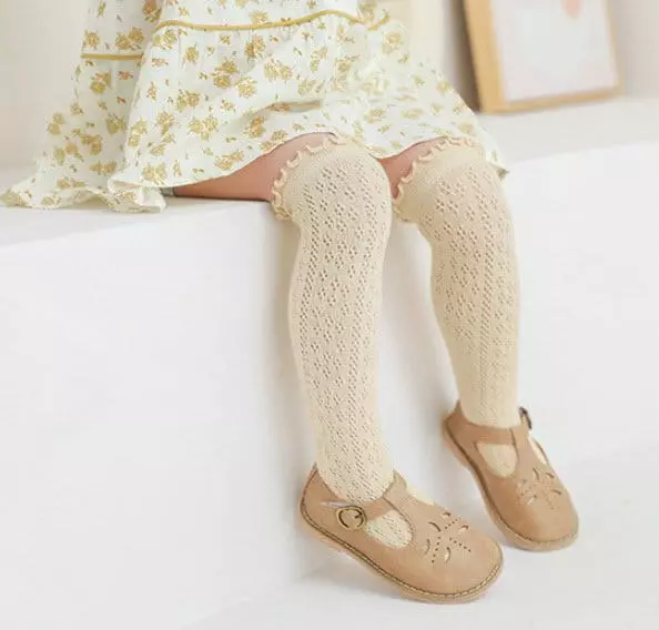 Miso - Korean Children Fashion - #fashionkids - Frill Knee Socks - 7