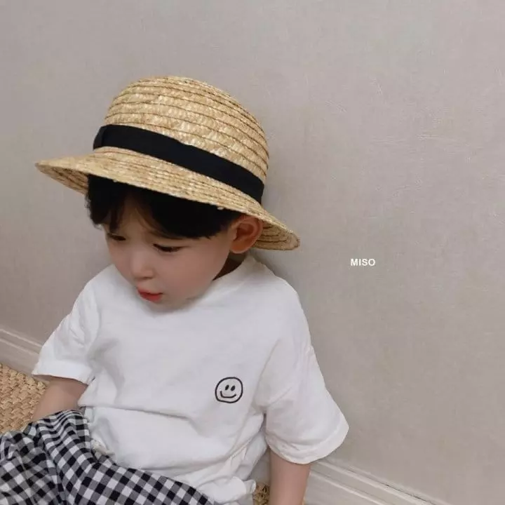 Miso - Korean Children Fashion - #kidsstore - Circle Straw Hat - 2