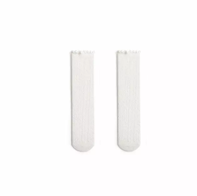 Miso - Korean Children Fashion - #kidsstore - Frill Knee Socks - 9