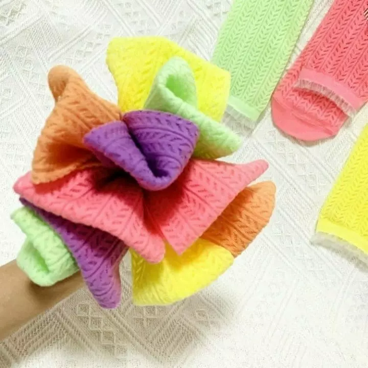 Miso - Korean Children Fashion - #littlefashionista - Neon Socks - 7