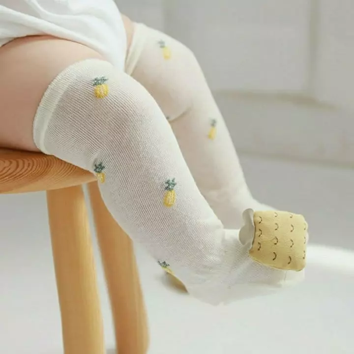 Miso - Korean Children Fashion - #littlefashionista - Fruit Mesh Half Tights - 3