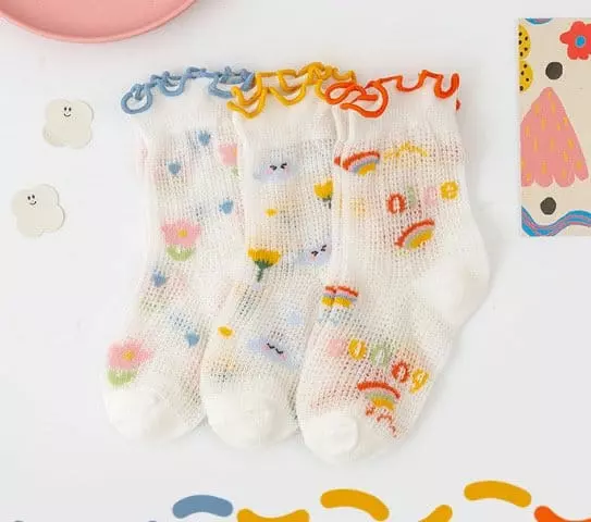 Miso - Korean Children Fashion - #littlefashionista - Cloud Bread Socks Set - 2
