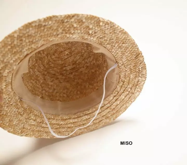 Miso - Korean Children Fashion - #littlefashionista - Circle Straw Hat - 5