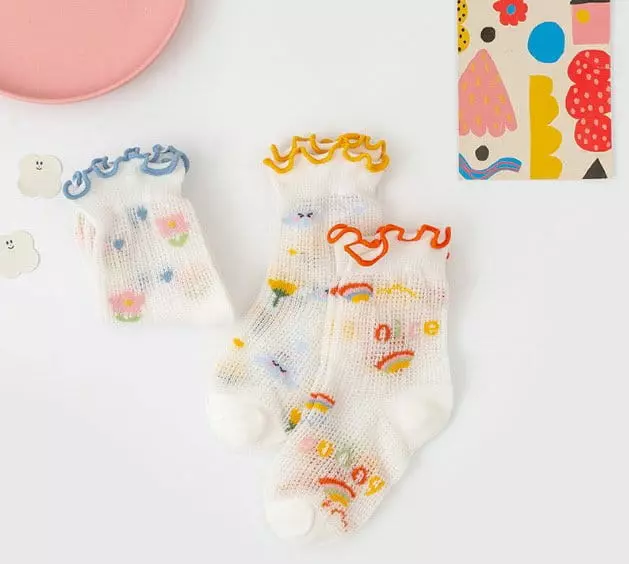 Miso - Korean Children Fashion - #magicofchildhood - Cloud Bread Socks Set - 3