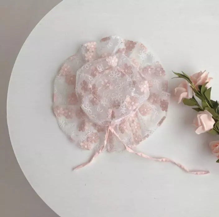Miso - Korean Children Fashion - #prettylittlegirls - Lace Flower Bucket Hat - 3