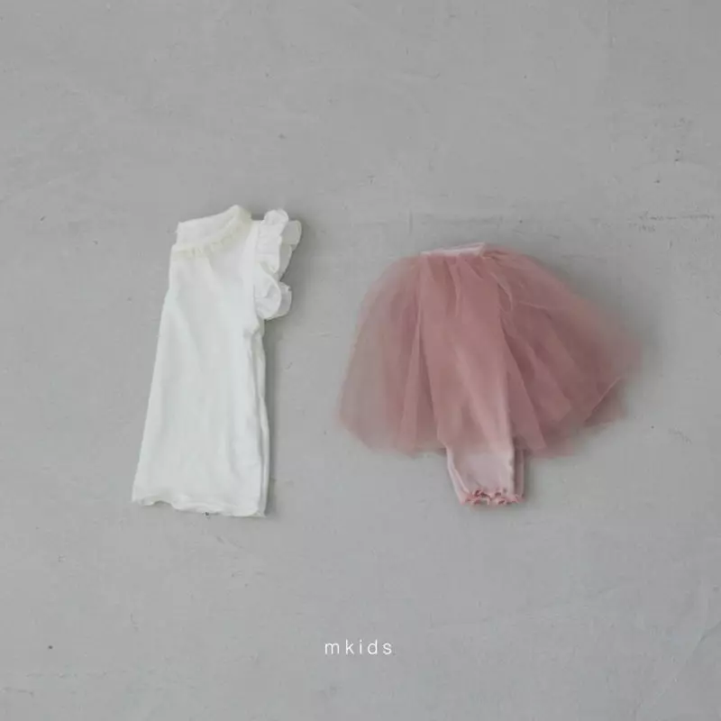 Mkids - Korean Baby Fashion - #babyboutique - Frill Tee - 11