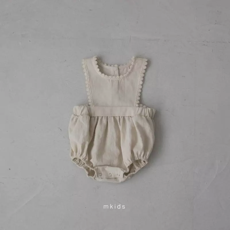 Mkids - Korean Baby Fashion - #babyboutique - Apron Bodysuit