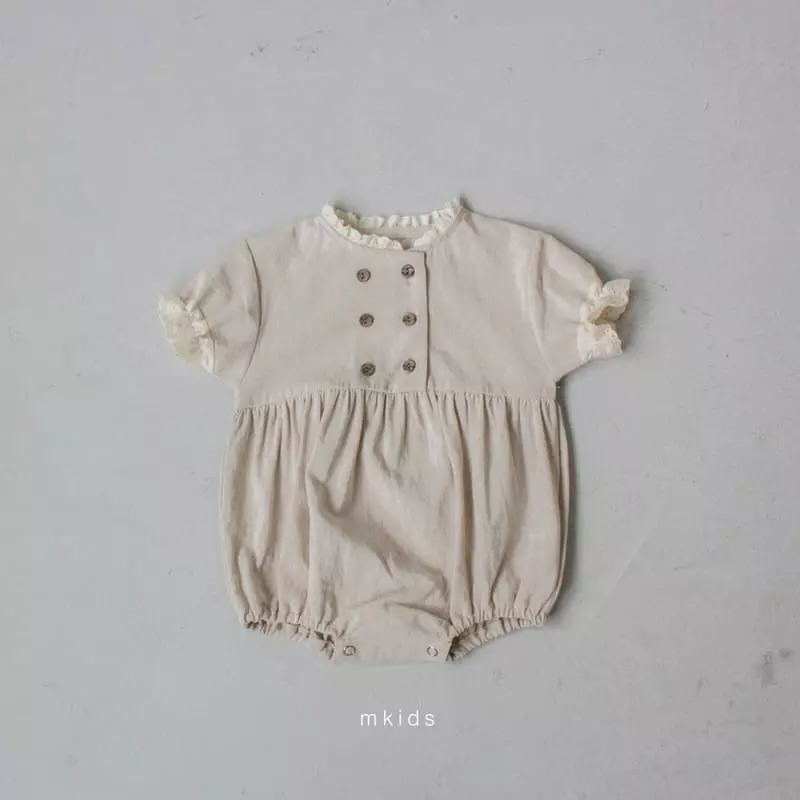 Mkids - Korean Baby Fashion - #babyboutique - Double Lace Bodysuit - 5
