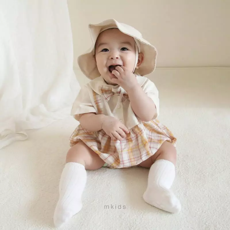 Mkids - Korean Baby Fashion - #babyboutique - Dungarees Bodysuit - 3