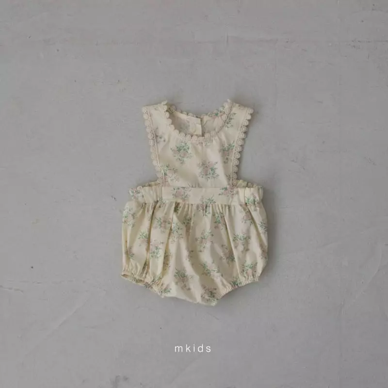 Mkids - Korean Baby Fashion - #babyboutiqueclothing - Apron Bodysuit - 2
