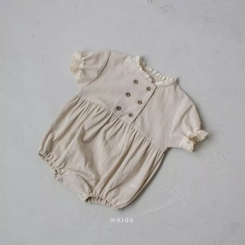 Mkids - Korean Baby Fashion - #babyboutiqueclothing - Double Lace Bodysuit - 7