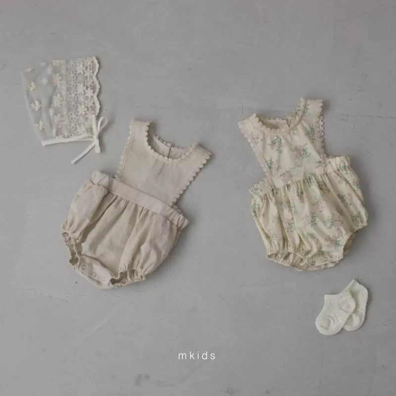 Mkids - Korean Baby Fashion - #babyclothing - Apron Bodysuit - 3