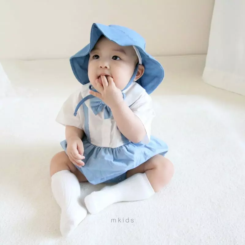 Mkids - Korean Baby Fashion - #babyclothing - Dungarees Bodysuit - 6