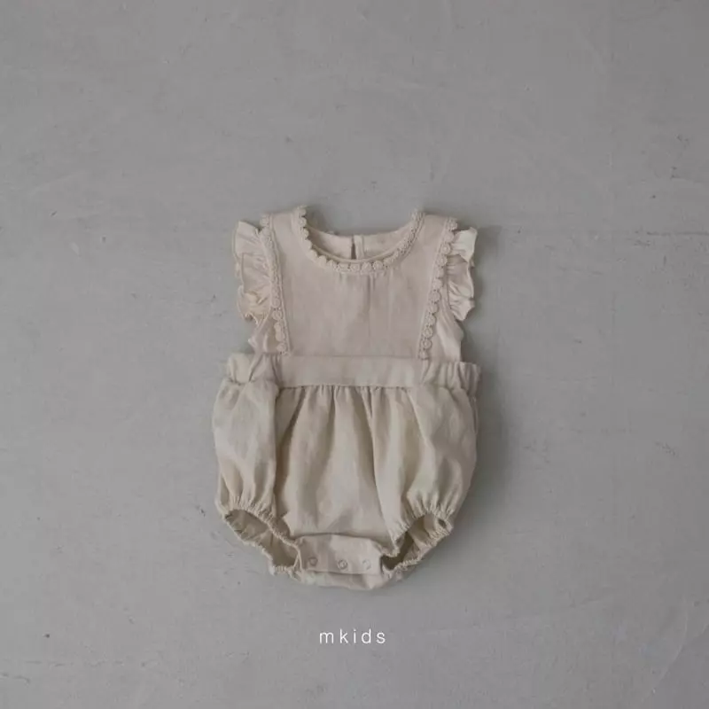 Mkids - Korean Baby Fashion - #babyclothing - Apron Bodysuit - 4