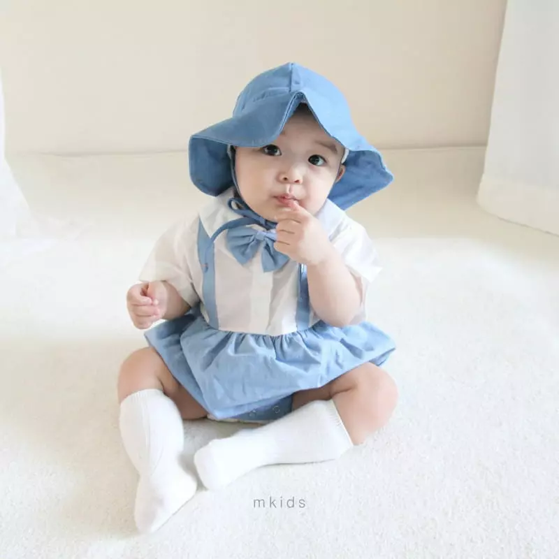 Mkids - Korean Baby Fashion - #babyfashion - Dungarees Bodysuit - 7