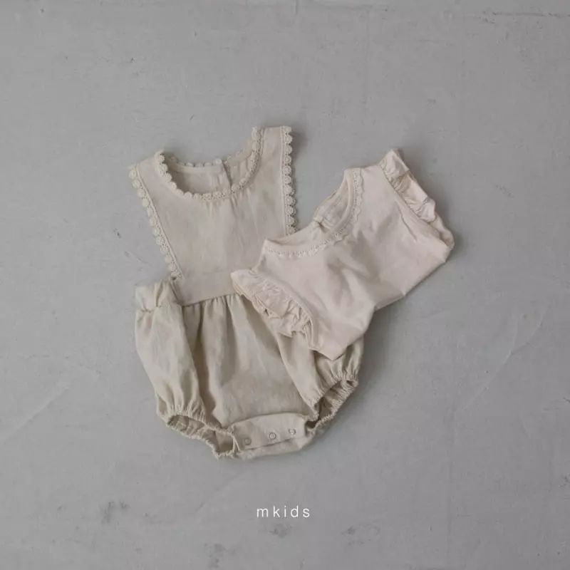 Mkids - Korean Baby Fashion - #babyfever - Apron Bodysuit - 5