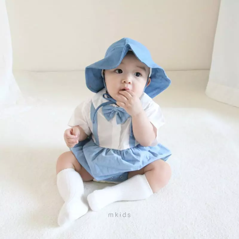 Mkids - Korean Baby Fashion - #babyfever - Dungarees Bodysuit - 8
