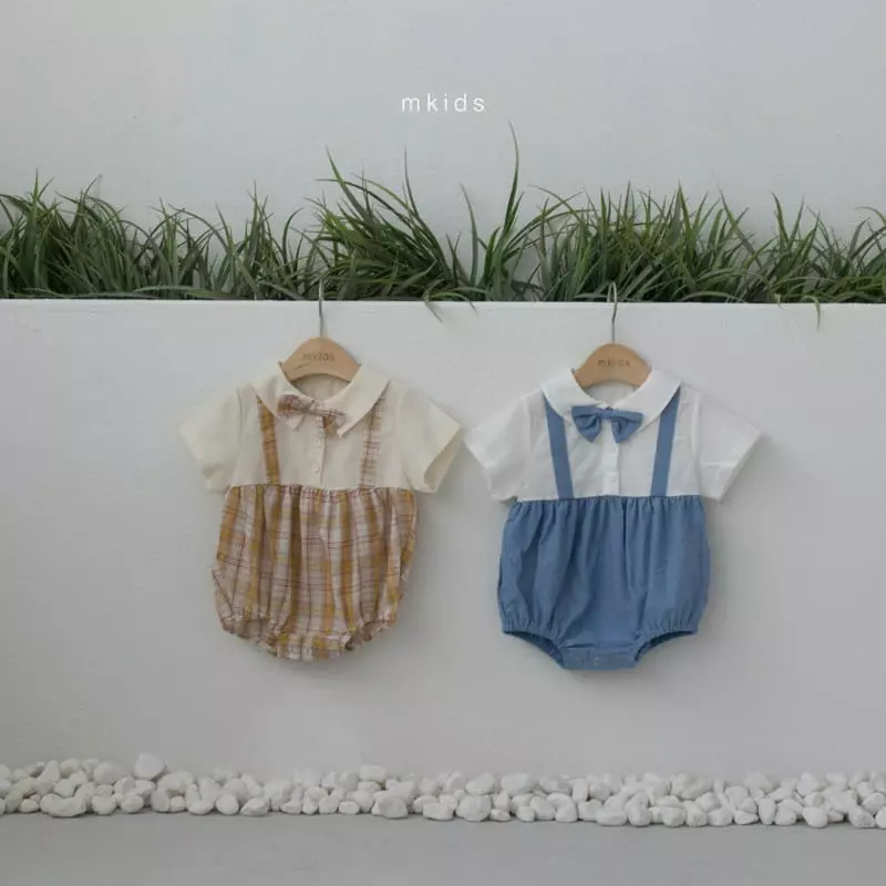 Mkids - Korean Baby Fashion - #babylifestyle - Dungarees Bodysuit - 10