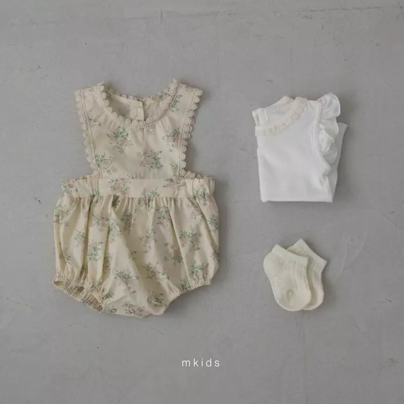 Mkids - Korean Baby Fashion - #babyoninstagram - Apron Bodysuit - 8