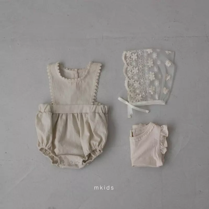 Mkids - Korean Baby Fashion - #babyootd - Apron Bodysuit - 9