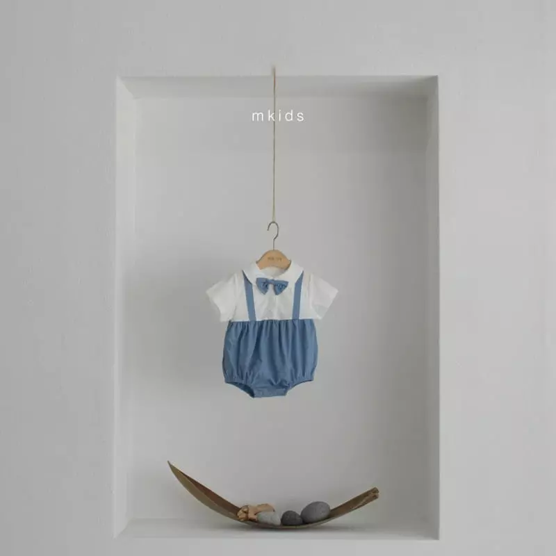 Mkids - Korean Baby Fashion - #babyootd - Dungarees Bodysuit - 12