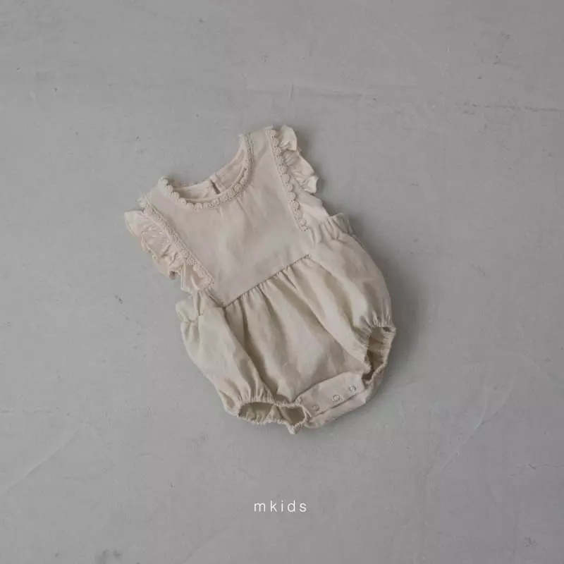 Mkids - Korean Baby Fashion - #babyoutfit - Apron Bodysuit - 10