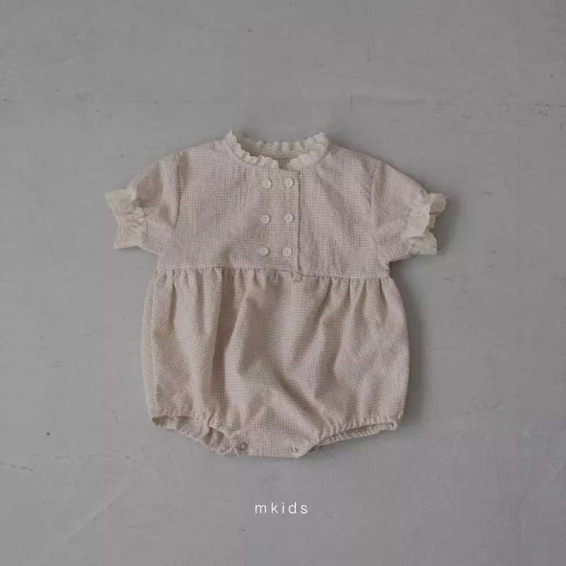 Mkids - Korean Baby Fashion - #babywear - Double Lace Bodysuit - 2