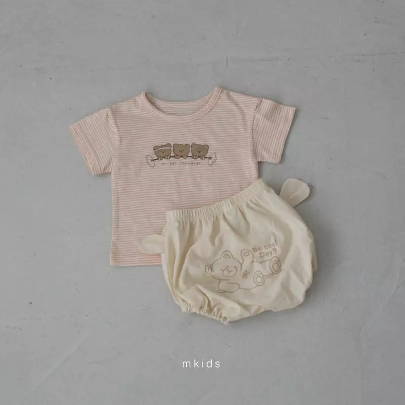 Mkids - Korean Baby Fashion - #onlinebabyboutique - Bear Bloomer - 2