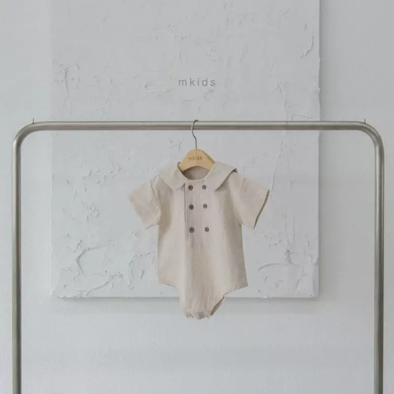 Mkids - Korean Baby Fashion - #babywear - Double Bodysuit - 4