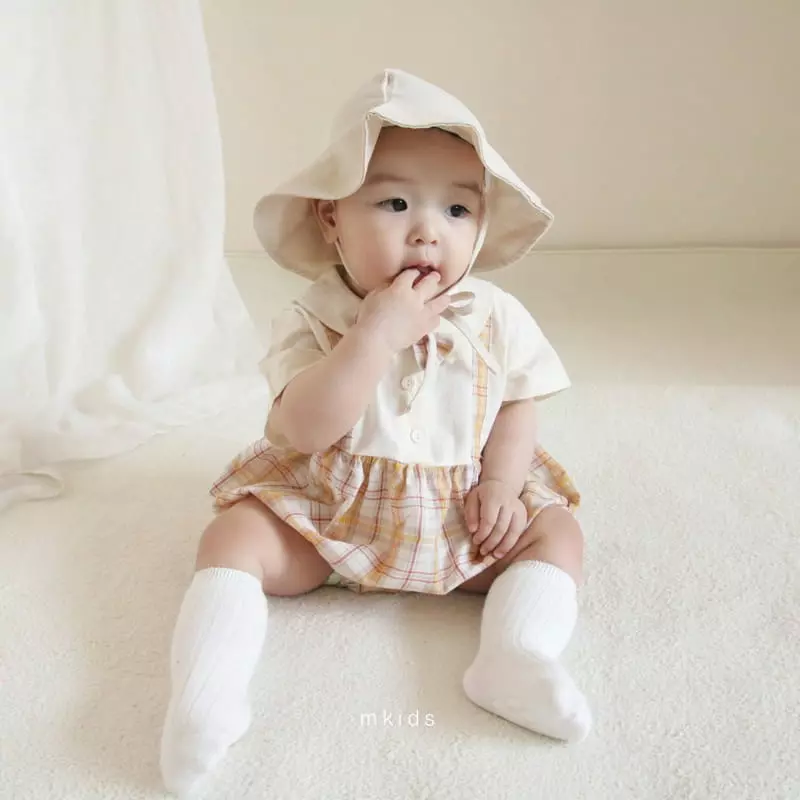 Mkids - Korean Baby Fashion - #onlinebabyboutique - Dungarees Bodysuit