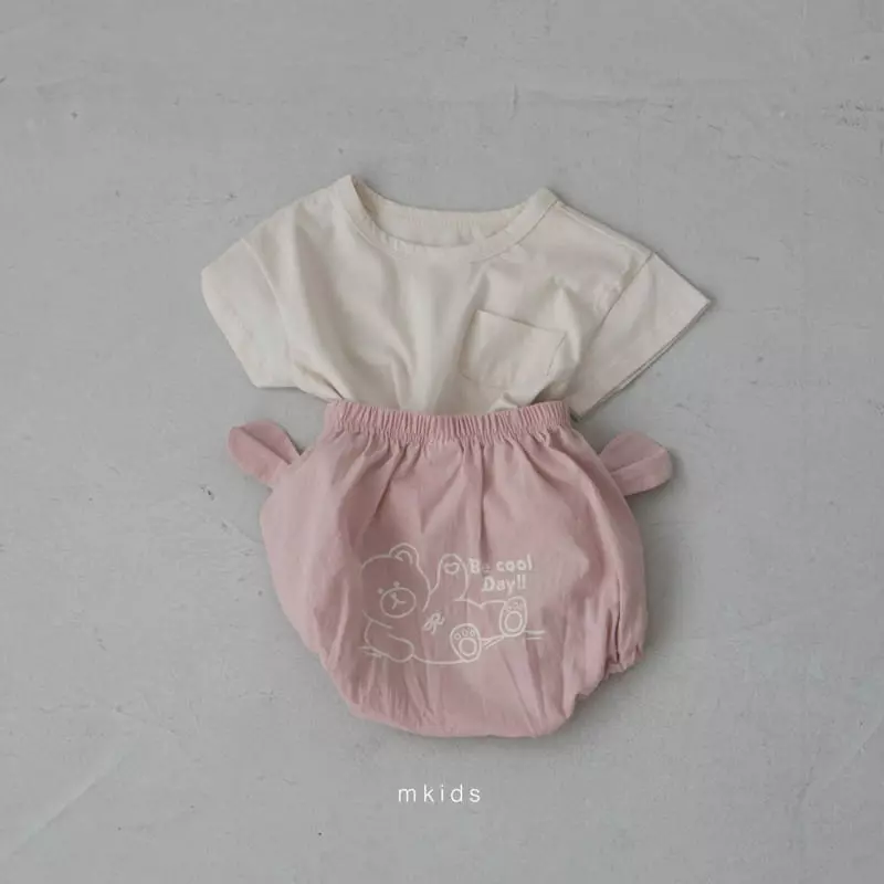 Mkids - Korean Baby Fashion - #onlinebabyshop - Bear Bloomer - 3