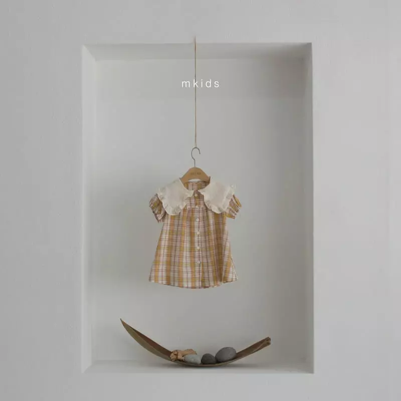 Mkids - Korean Children Fashion - #childofig - Frill Collar One-piece - 3