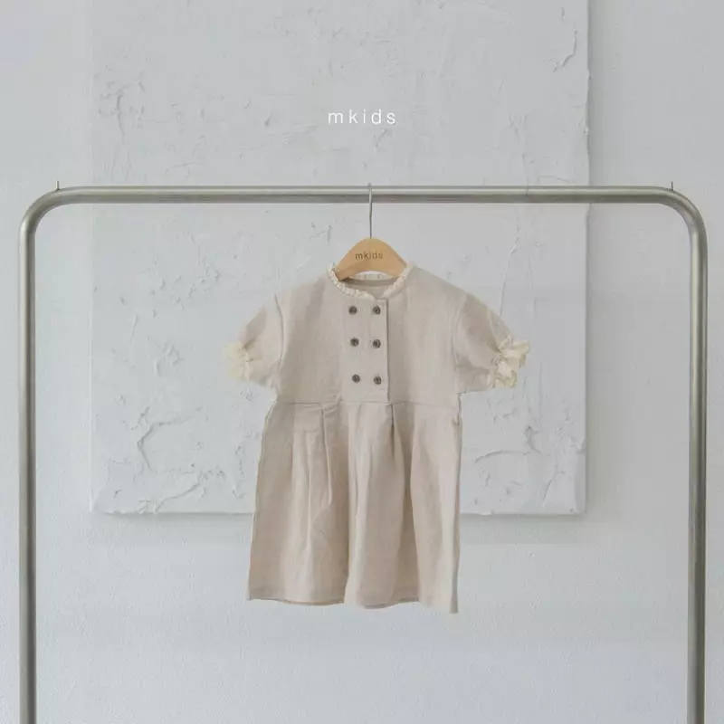 Mkids - Korean Children Fashion - #prettylittlegirls - Double Laace One-piece - 4