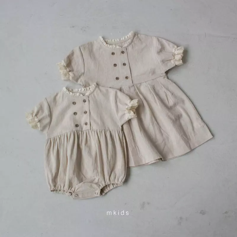 Mkids - Korean Children Fashion - #childofig - Double Laace One-piece - 5
