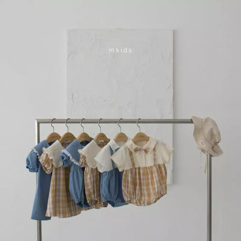 Mkids - Korean Children Fashion - #designkidswear - Frill Collar One-piece - 5