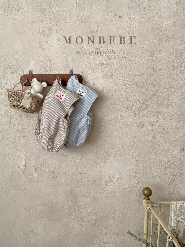 Monbebe - Korean Baby Fashion - #babyclothing - Assom Check Bodysuit - 7