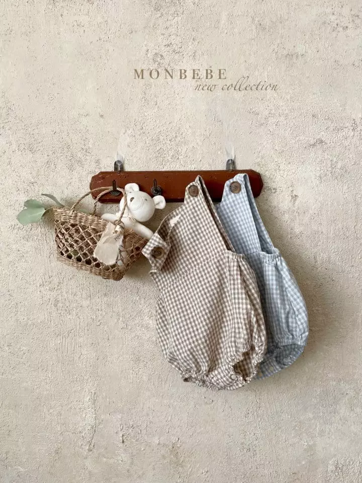 Monbebe - Korean Baby Fashion - #babyfashion - Assom Check Bodysuit - 8