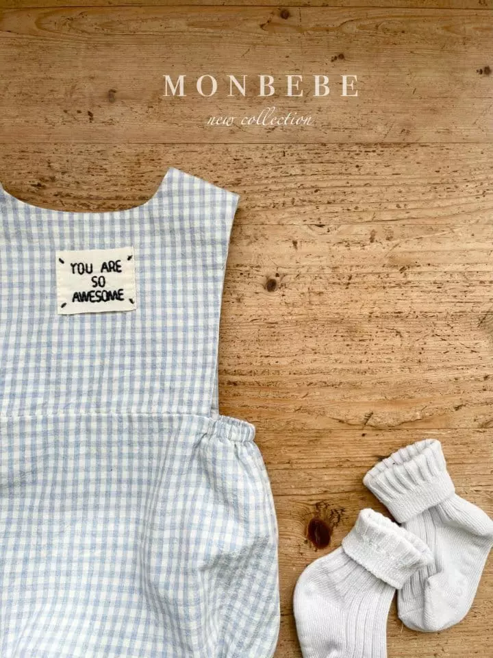 Monbebe - Korean Baby Fashion - #babyoninstagram - Assom Check Bodysuit - 12