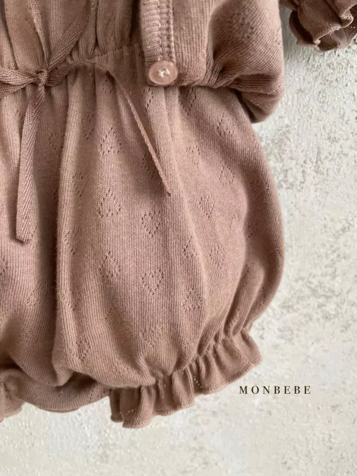 Monbebe - Korean Baby Fashion - #babyoutfit - Heart Bodysuit - 5