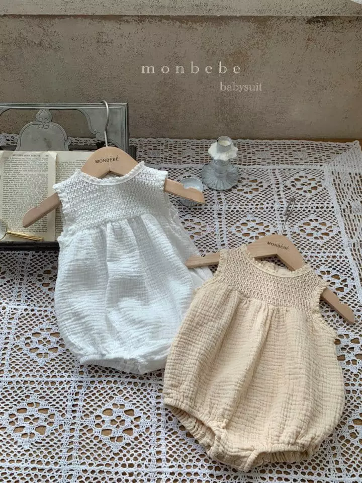 Monbebe - Korean Baby Fashion - #babyoutfit - Butter Bodysuit - 2