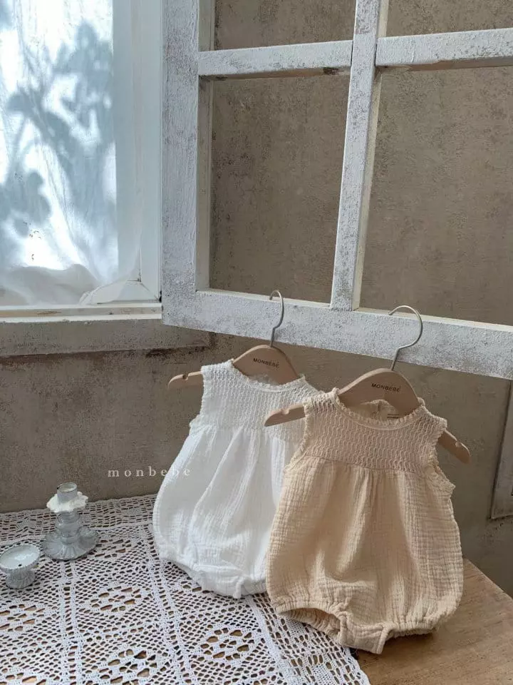 Monbebe - Korean Baby Fashion - #babyoutfit - Butter Bodysuit - 3