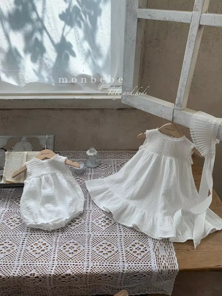 Monbebe - Korean Baby Fashion - #babyoutfit - Butter Bodysuit - 4