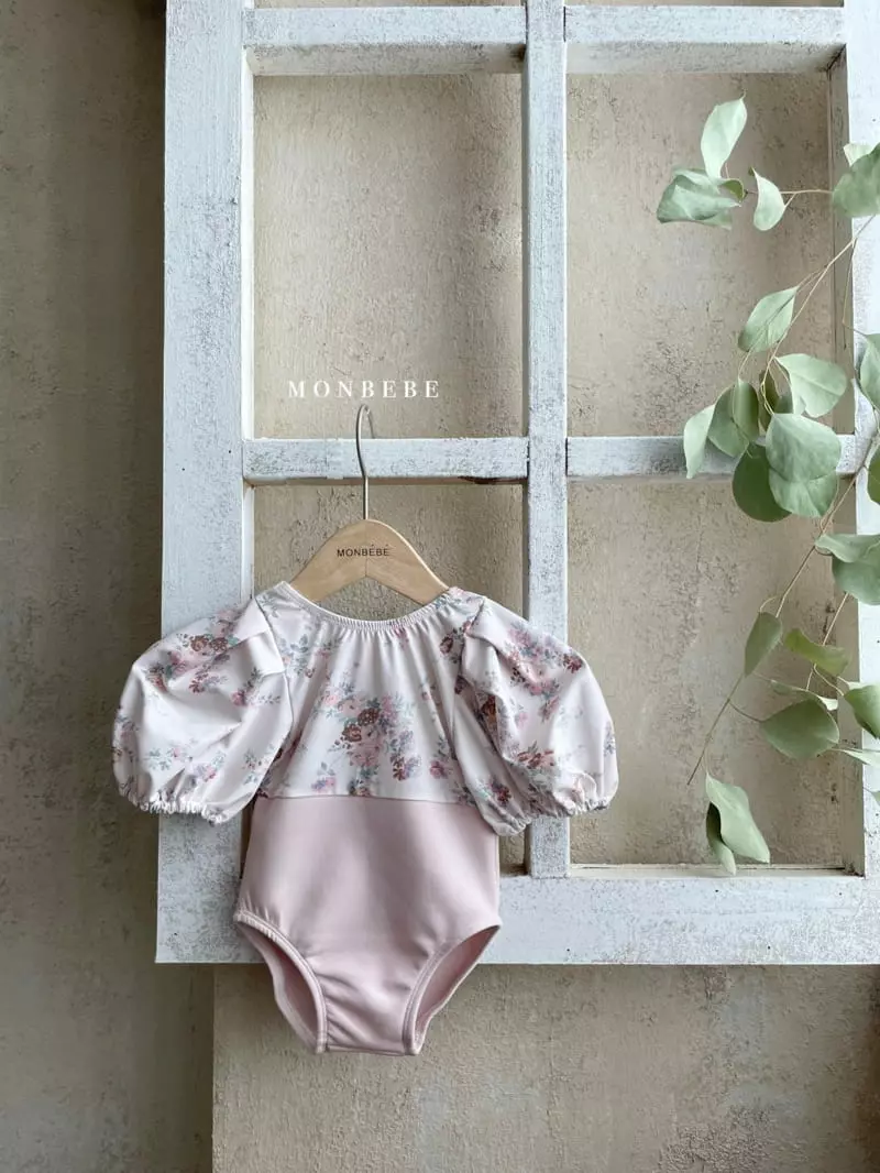 Monbebe - Korean Children Fashion - #childofig - Rose Swim Bodysuit - 3