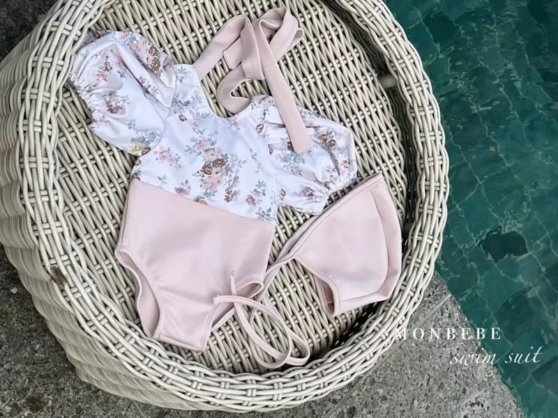 Monbebe - Korean Children Fashion - #designkidswear - Rose Swim Bodysuit - 6