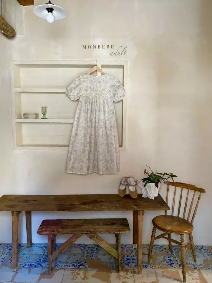 Monbebe - Korean Women Fashion - #restrostyle - Mom Angel One-piece - 4
