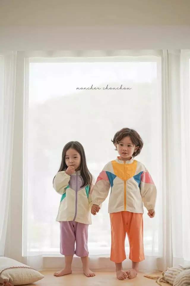 Moncher Chouchou - Korean Children Fashion - #childrensboutique - Windbreker Jumper - 2